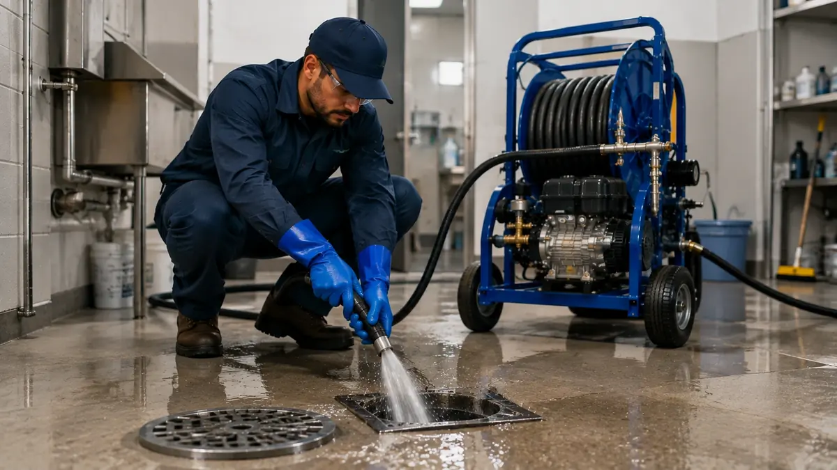 Floor Drain Hydro Jet Cleaning in Antioch