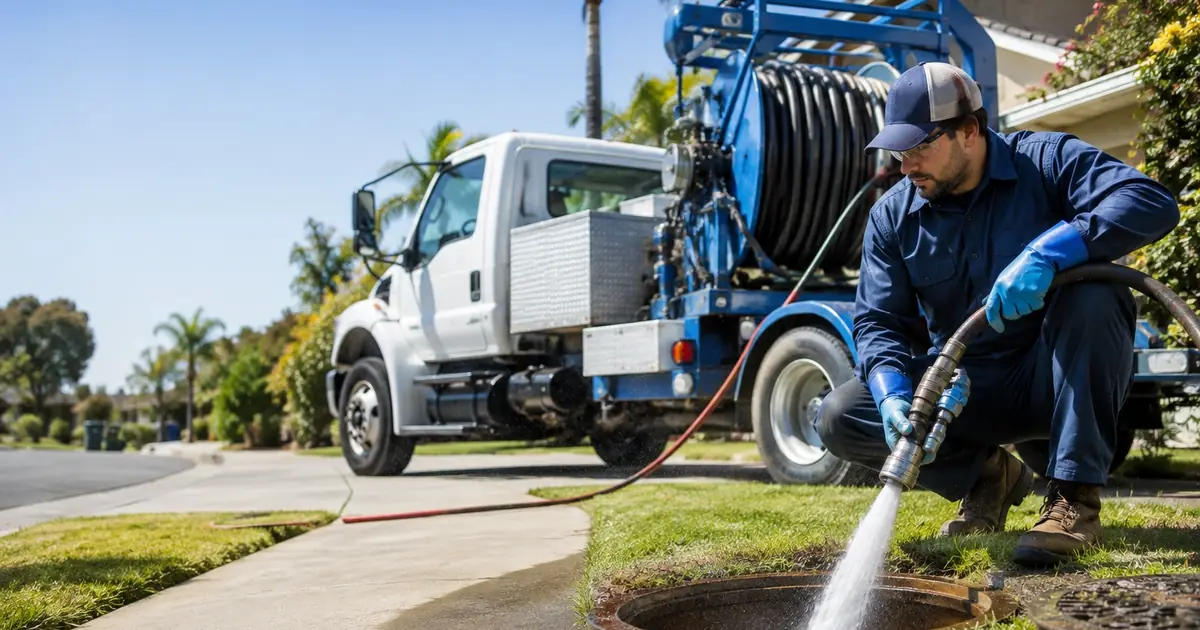 Hydro jet sewer cleaning Antioch