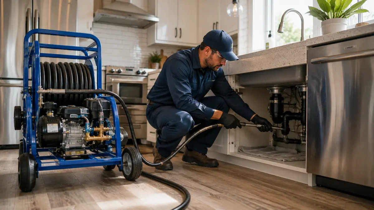 Kitchen Drain Hydro Jetting in Antioch